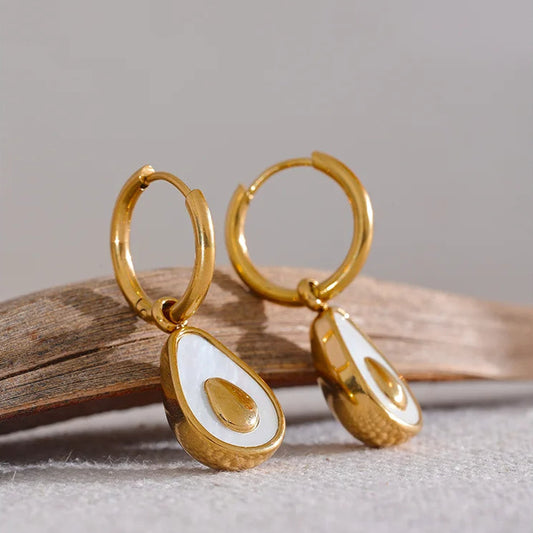 Avocado Charm Earrings