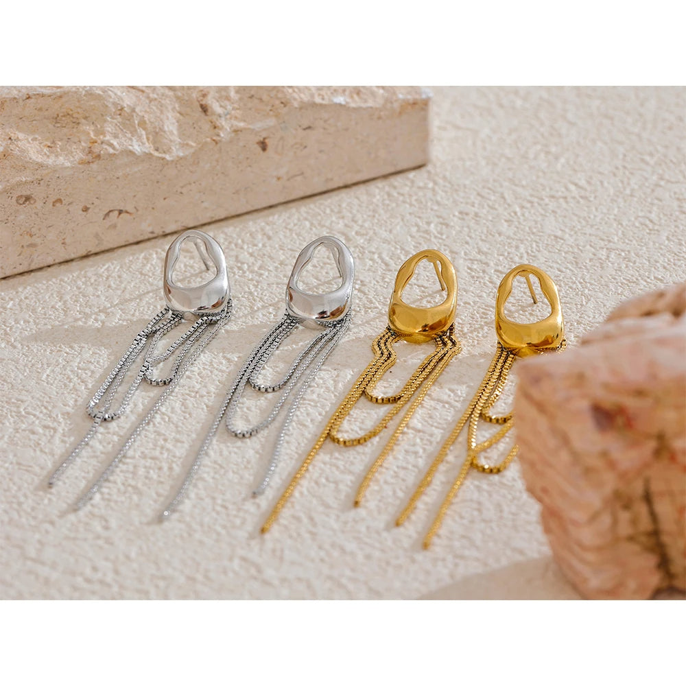 Golden Drape Earrings