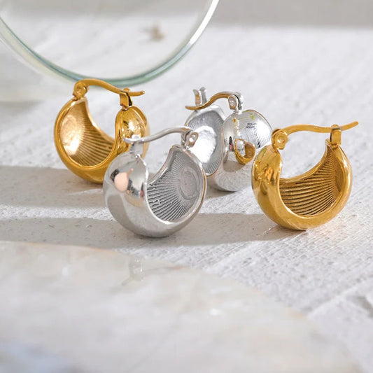 Gilded Shell Earrings