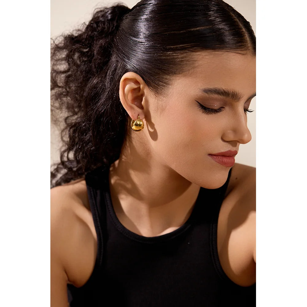 Gilded Shell Earrings