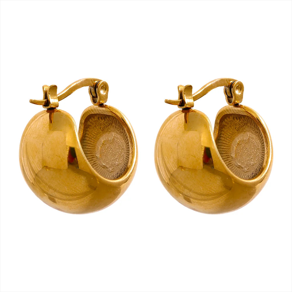 Gilded Shell Earrings