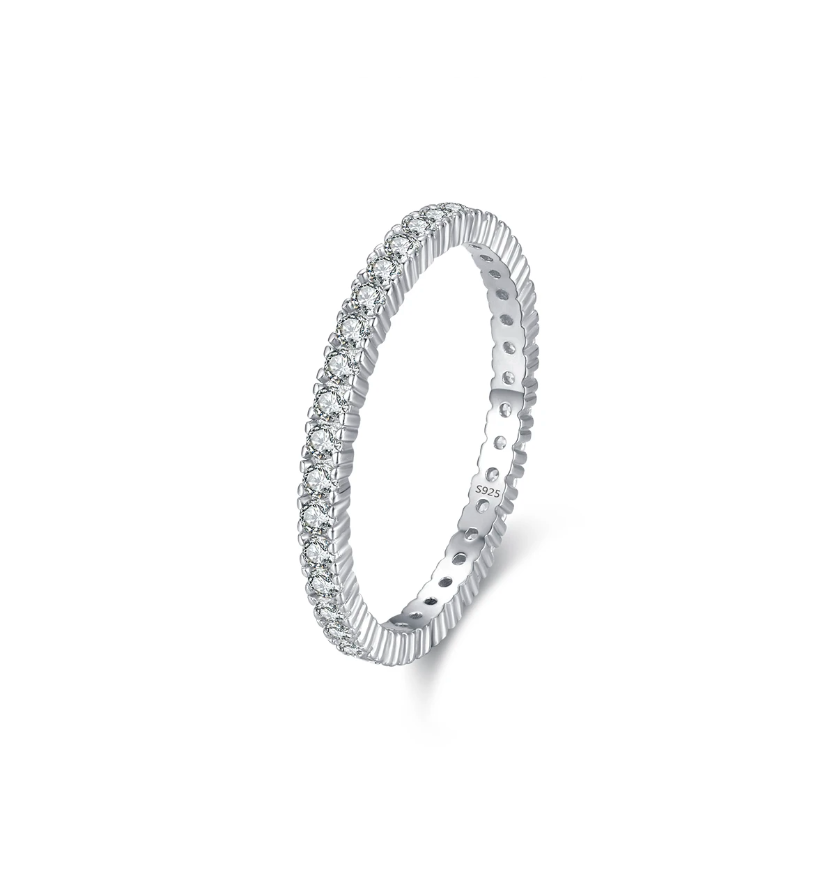 Radiant Edge Eternity Ring