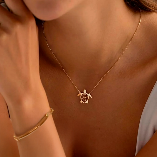 Ocean Spirit Turtle Necklace