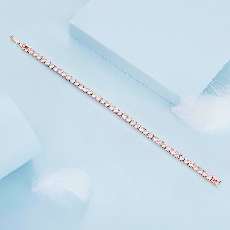 Blushing Tennis Bracelet