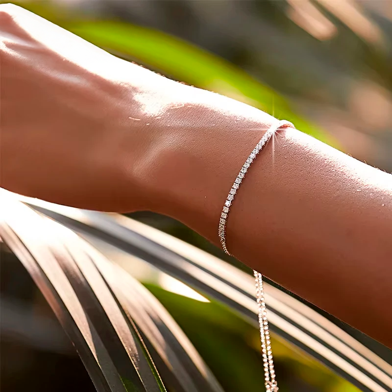 Sparkle Slide Tennis Bracelet