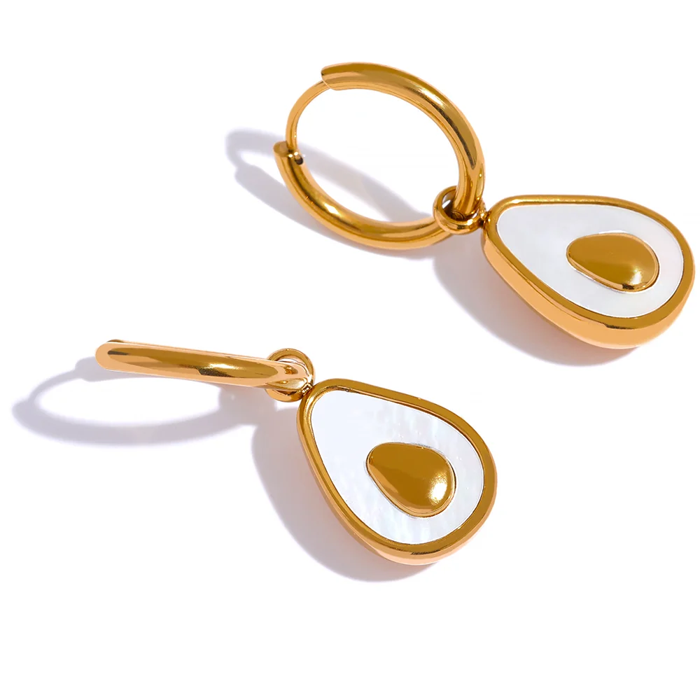 Avocado Charm Earrings