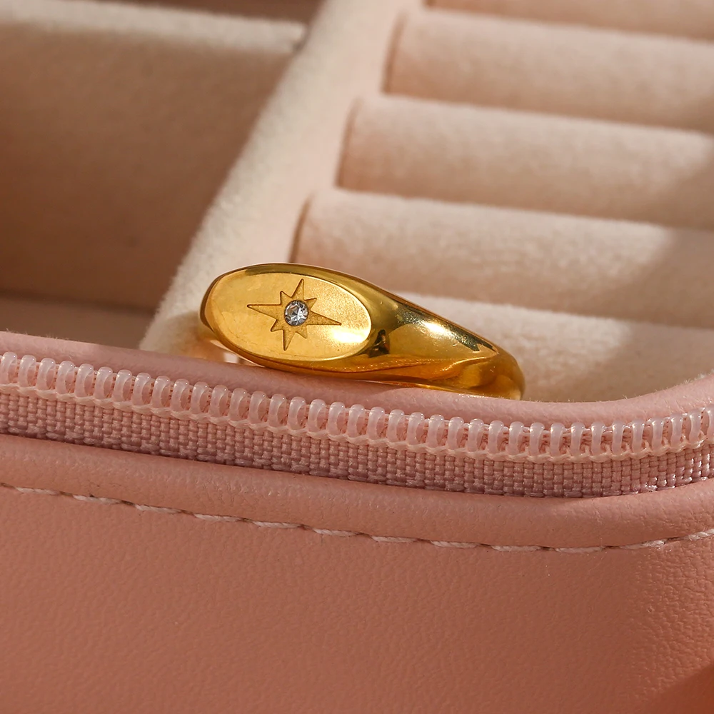 Guiding North Star Signet Ring