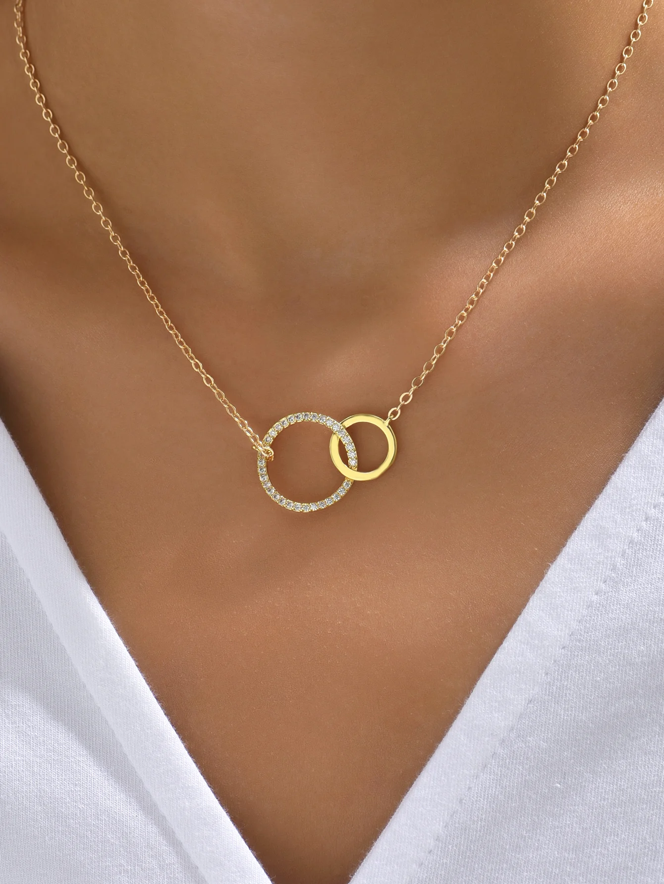 Infinity Bond Circle Necklace