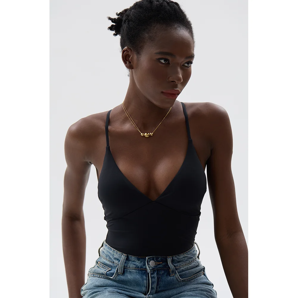 Triple Sphere Statement Necklace