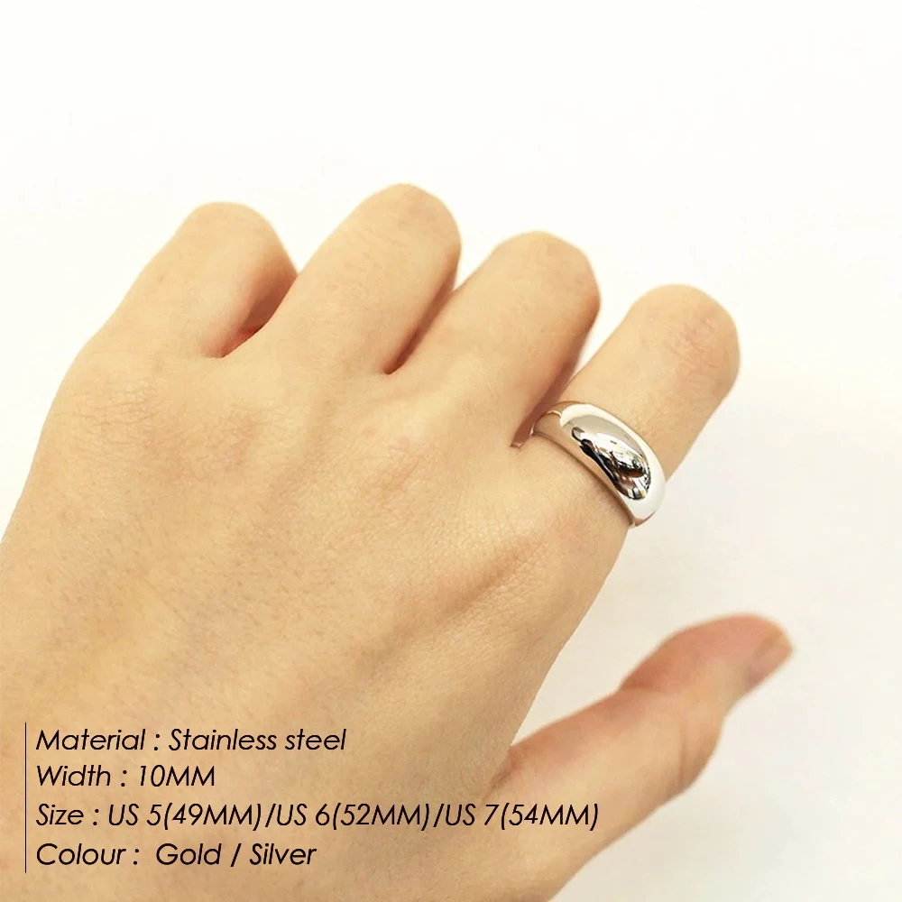 Gilded Mirror Dome Ring