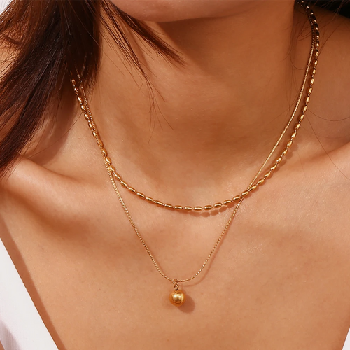 Golden Harmony Layered Necklace