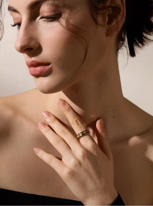 Heartfelt Crystal Ring