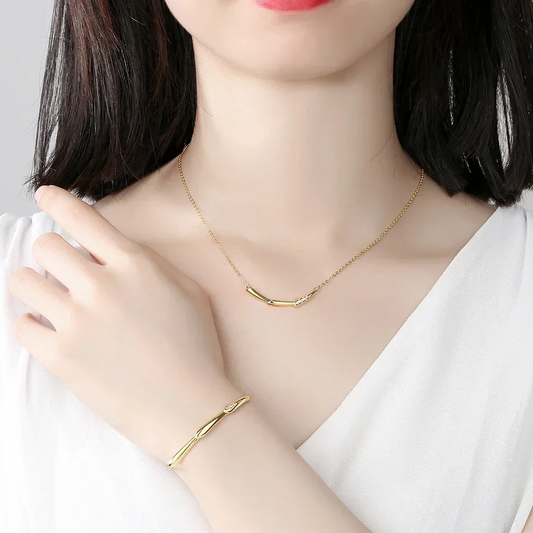 Serpentine Gleam Duo Set