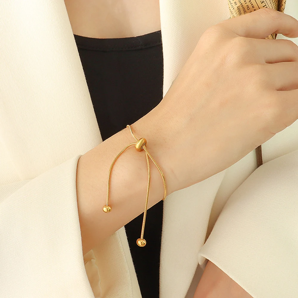 Sleek Slider Knot Bracelet