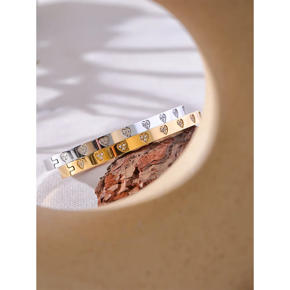 Radiant Heart Bangle