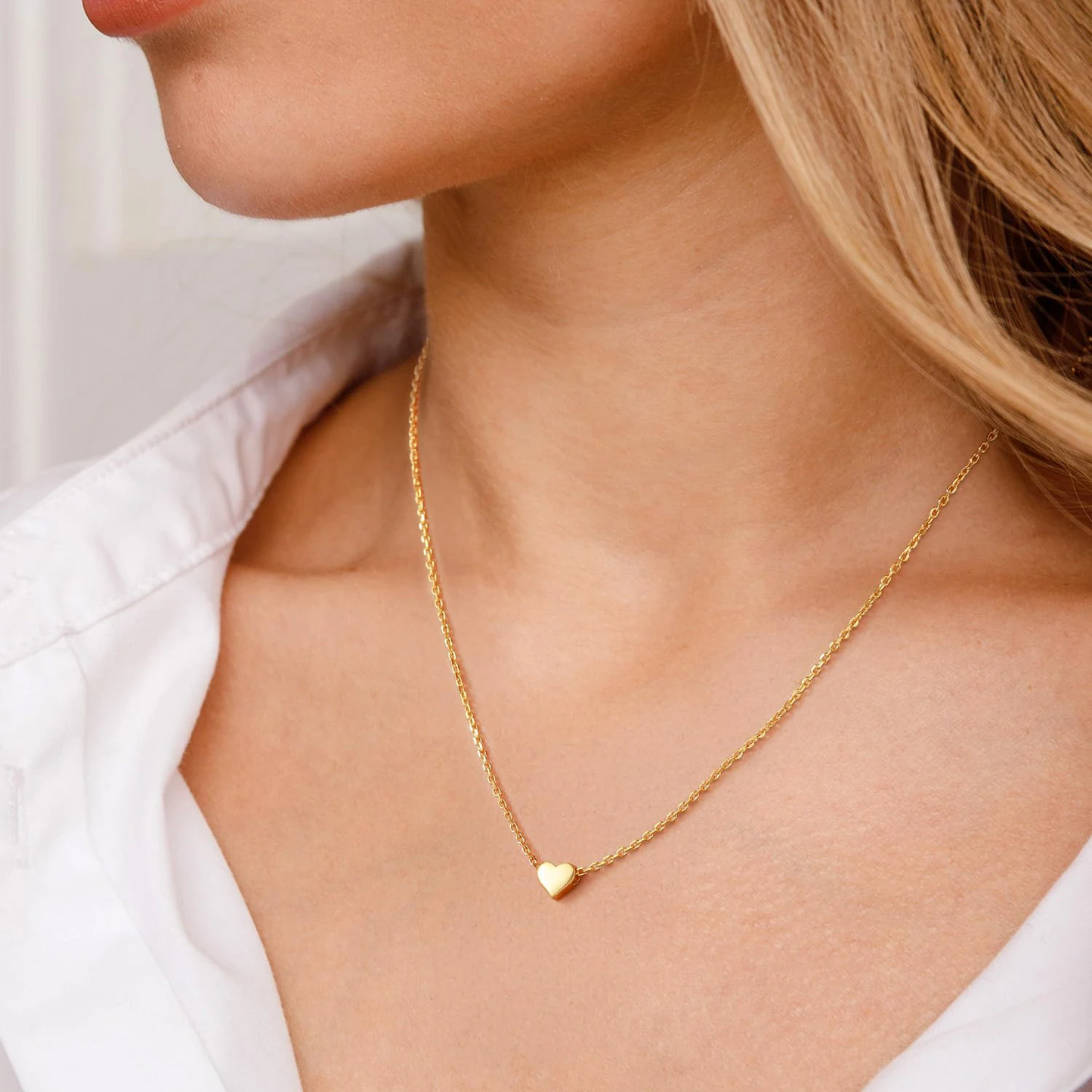 Whisper Heart Pendant Necklace