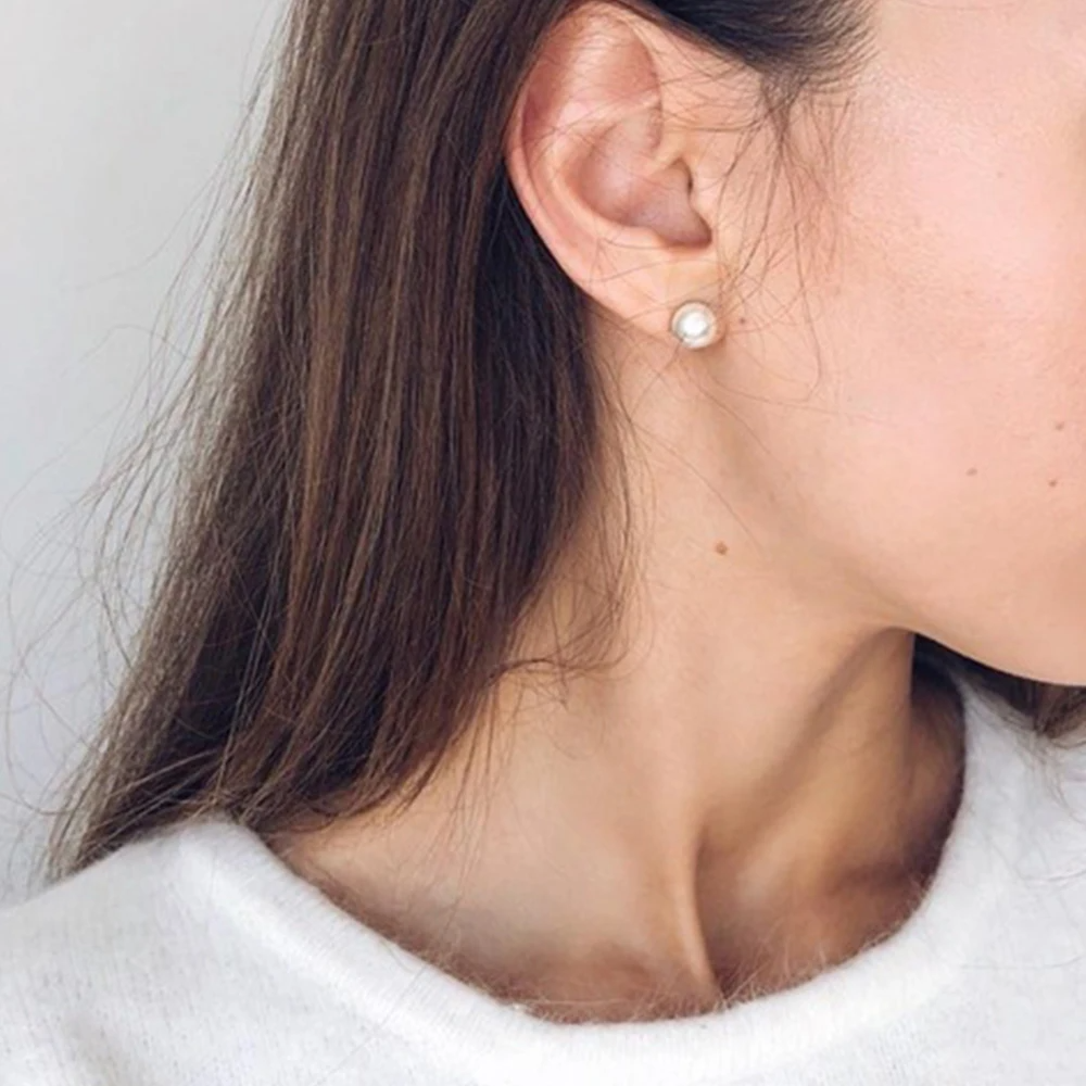 Lustrous Grace Pearl Studs