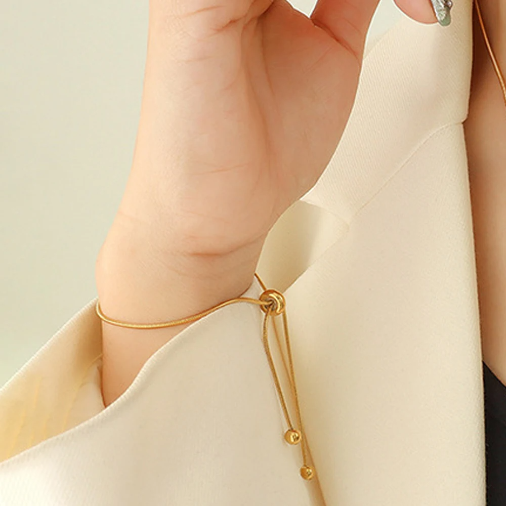 Sleek Slider Knot Bracelet