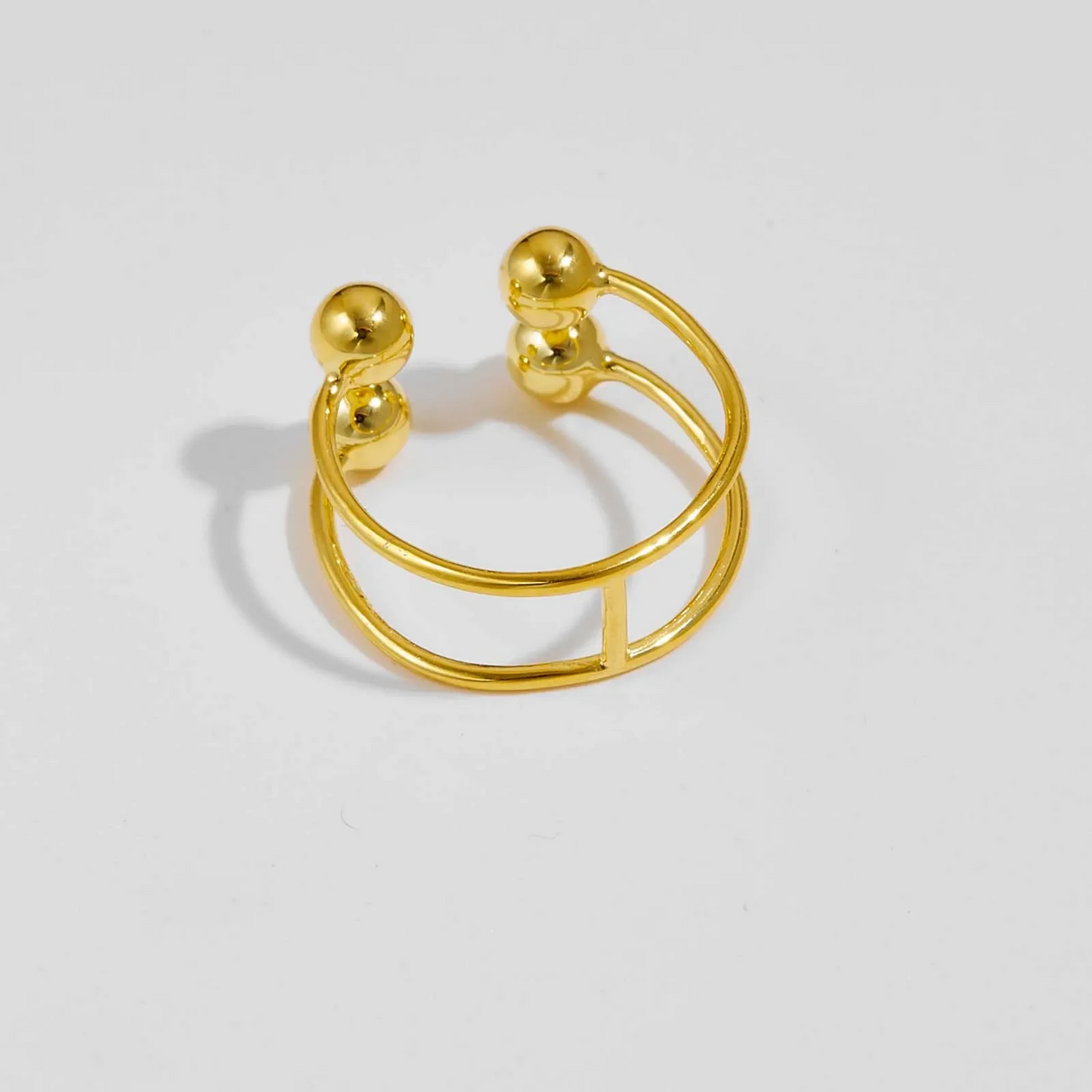 Dual Orbit Sphere Ring