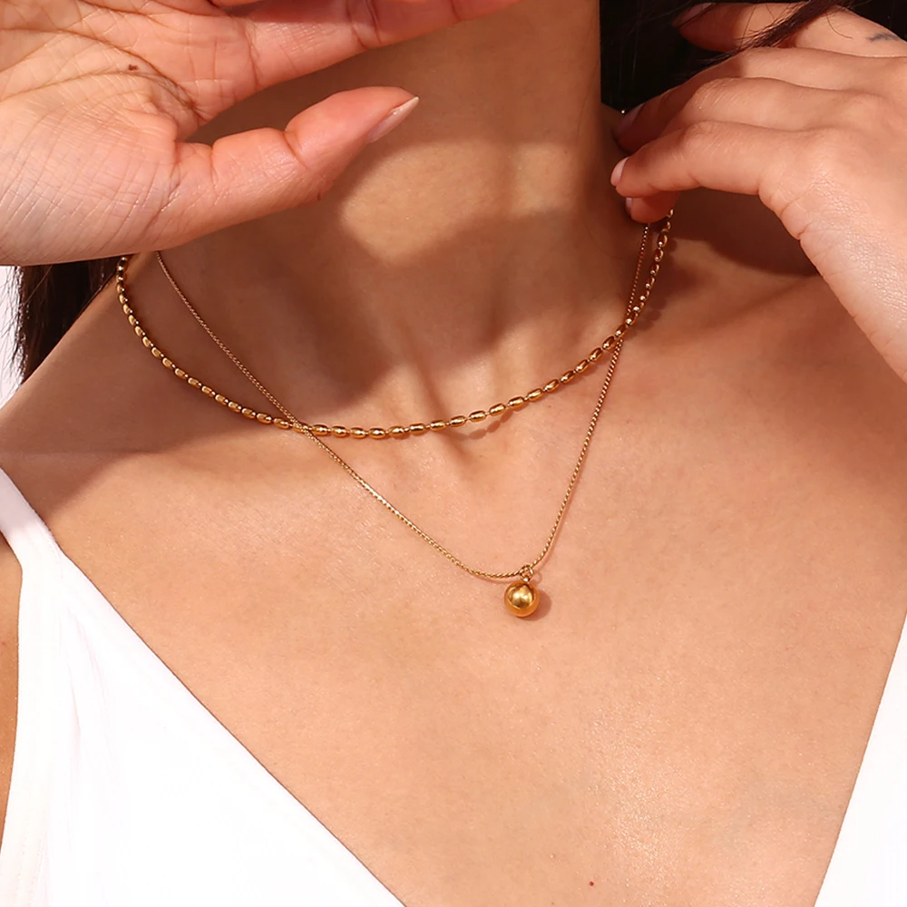 Golden Harmony Layered Necklace