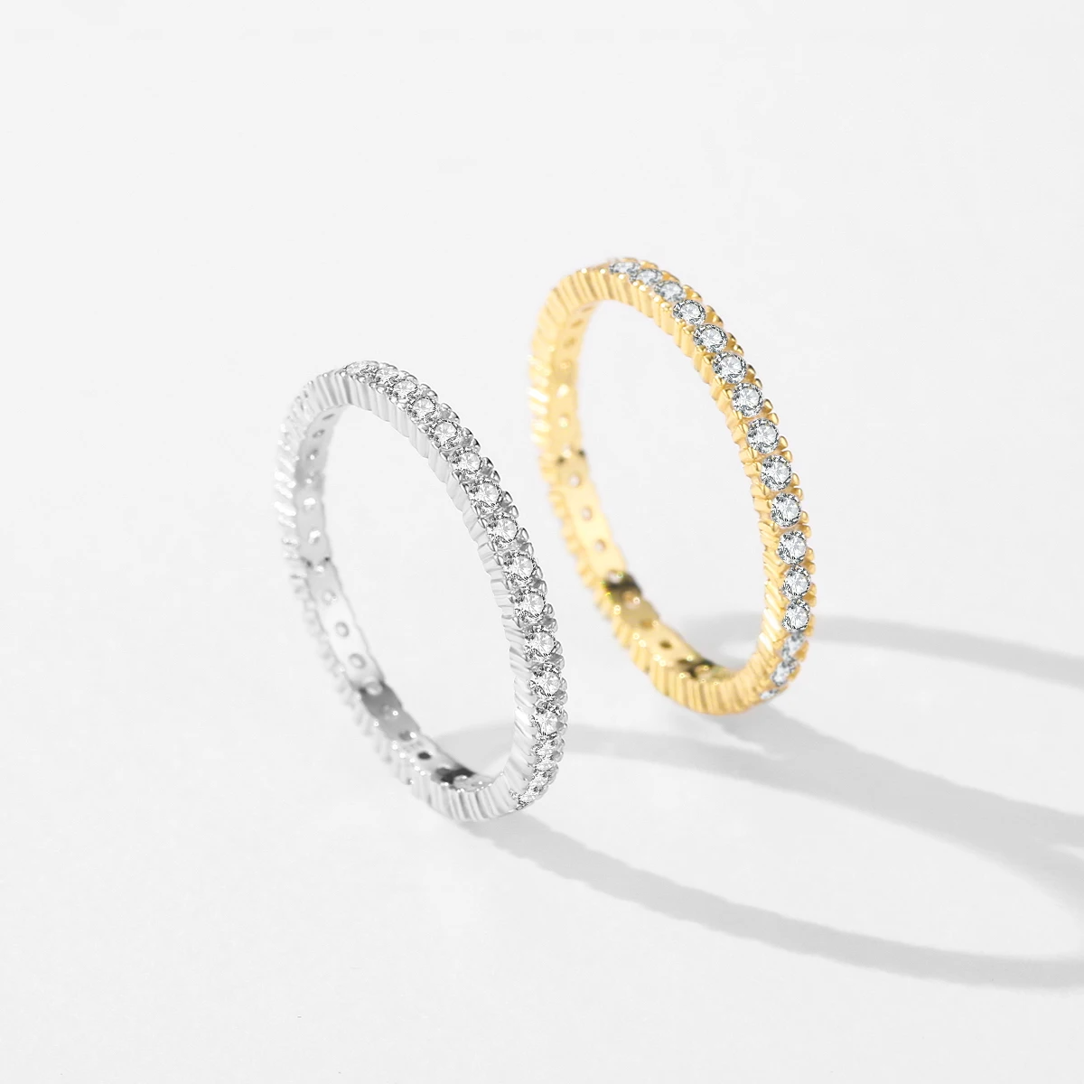 Radiant Edge Eternity Ring
