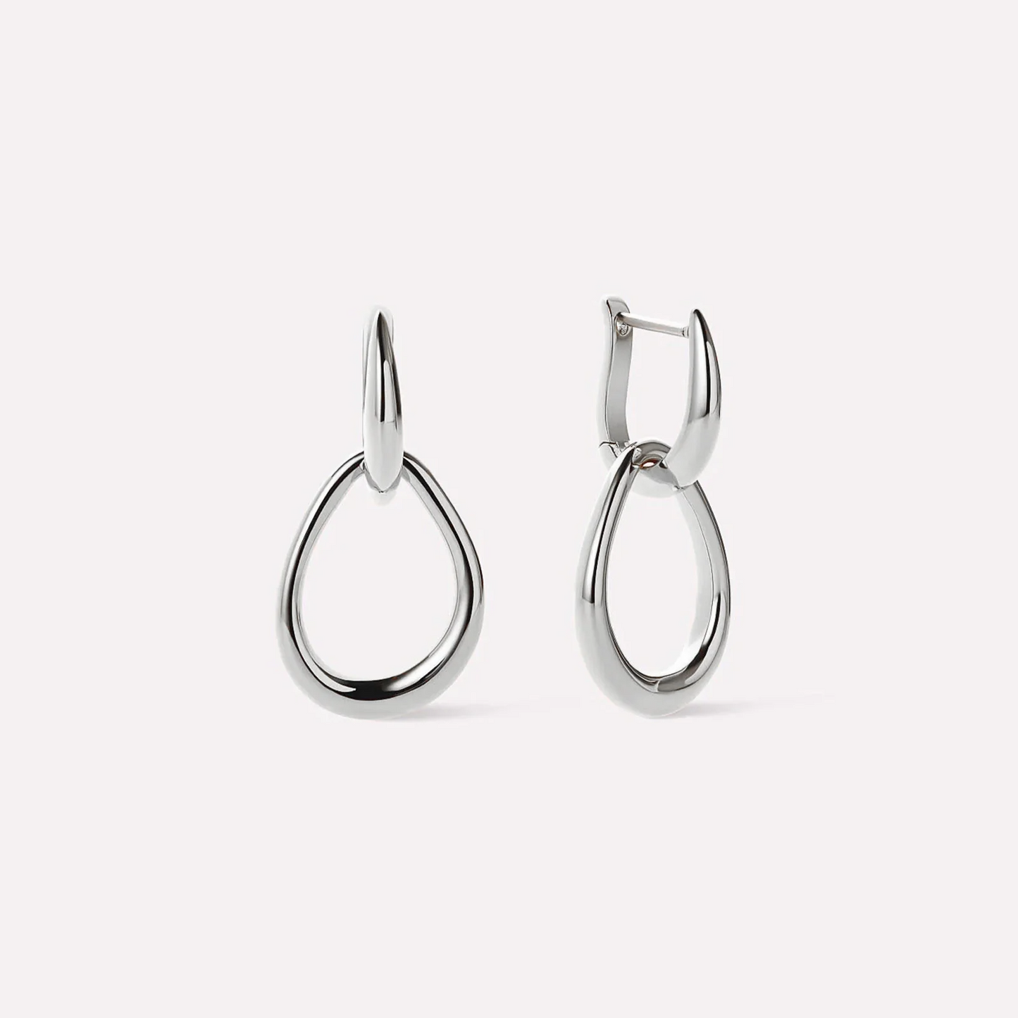 Golden Flow Drop Earrings