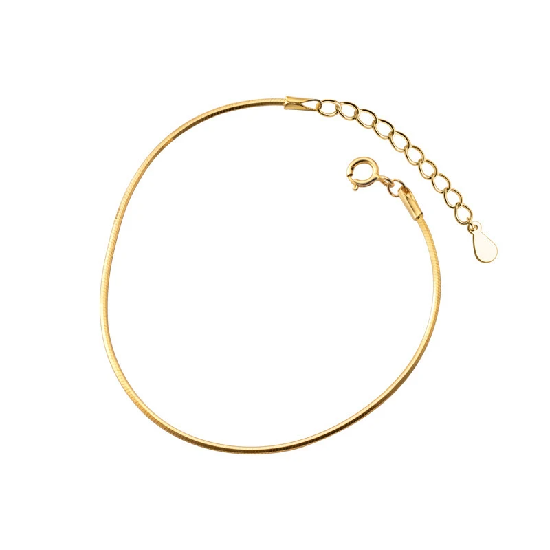 Satin Line Snake Chain Bracelet