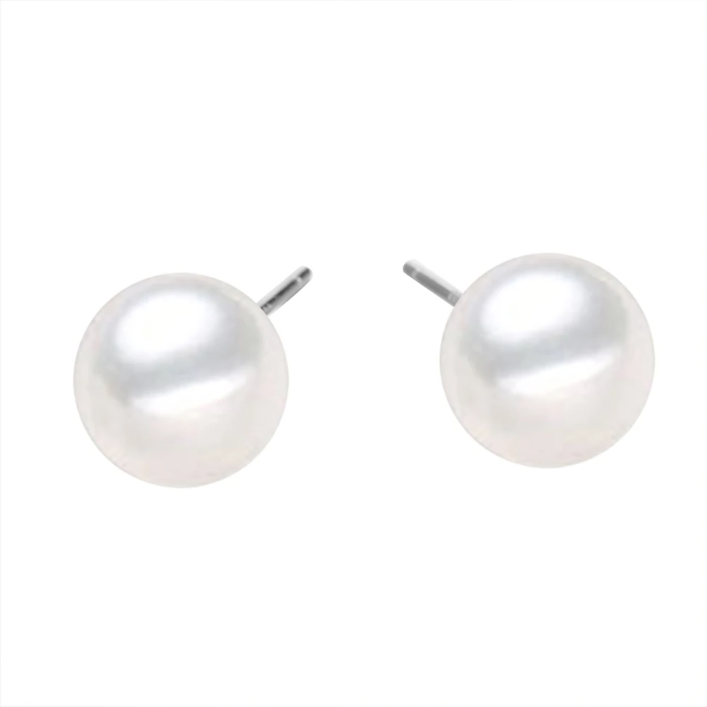 Lustrous Grace Pearl Studs