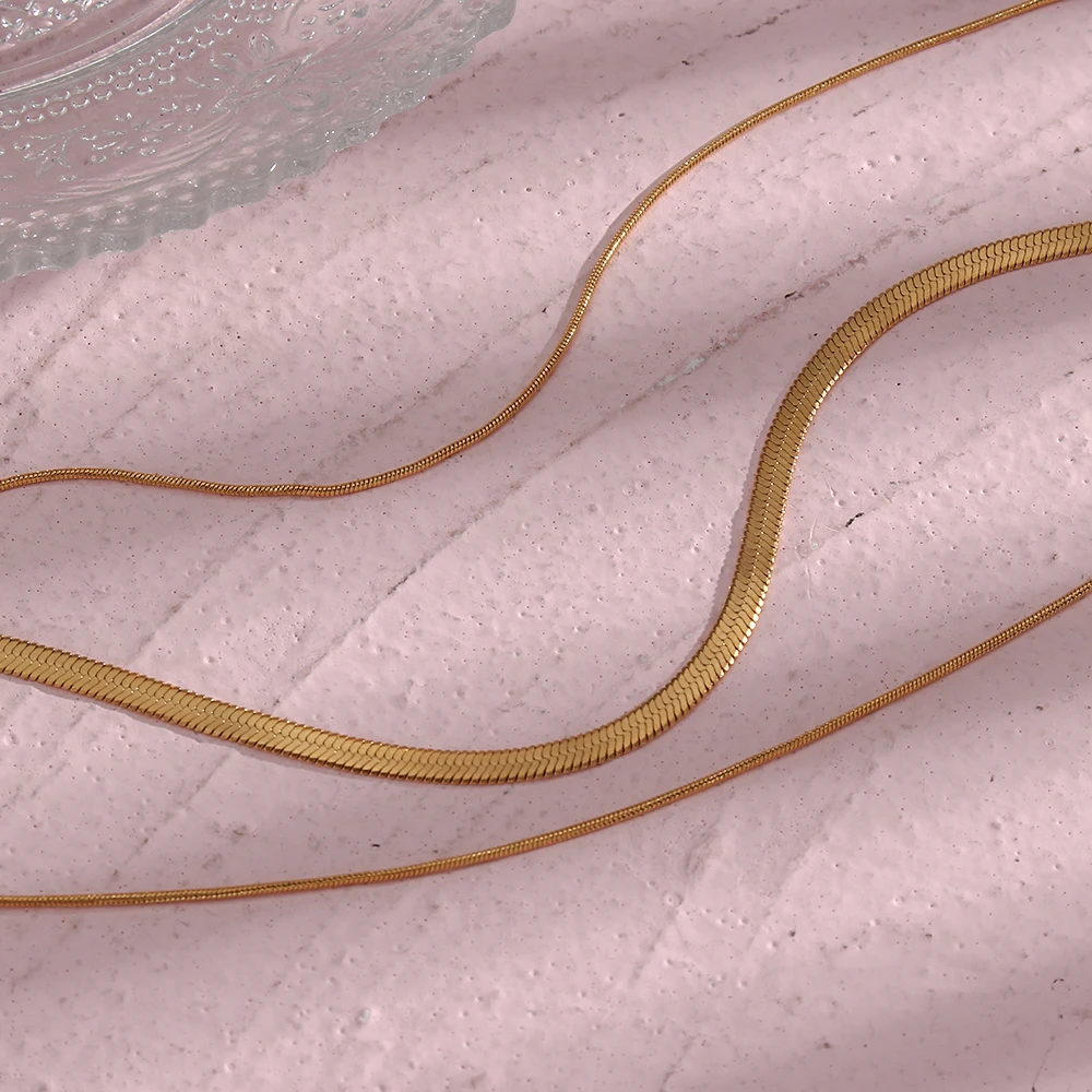 Trinity Layered Chain Necklace