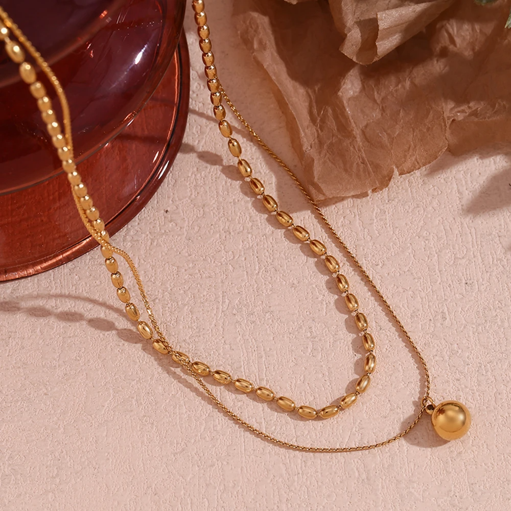 Golden Harmony Layered Necklace