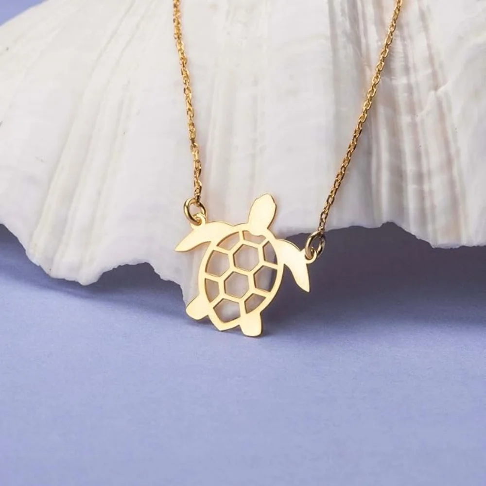Ocean Spirit Turtle Necklace