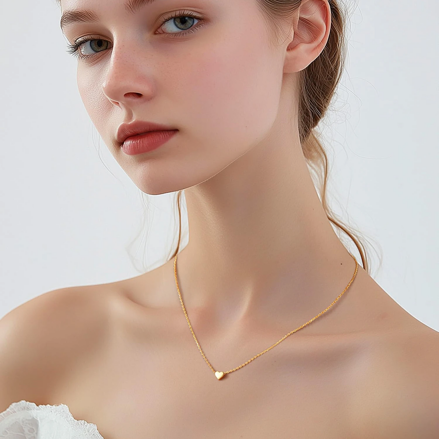 Whisper Heart Pendant Necklace