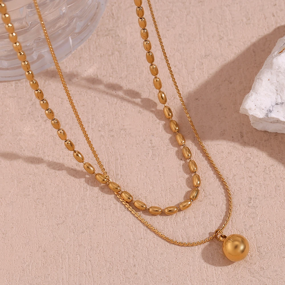 Golden Harmony Layered Necklace