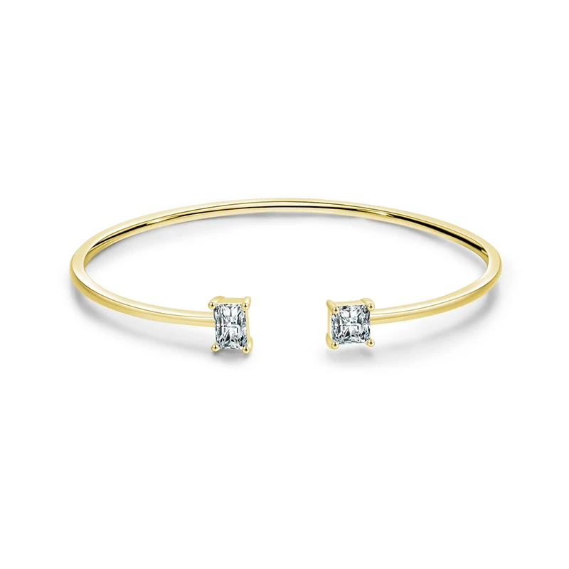 Twin Flame Open Cuff Bracelet
