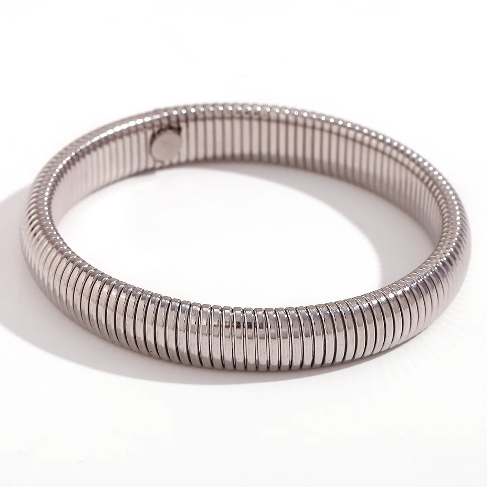 Bold Serpentine Coil Cuff