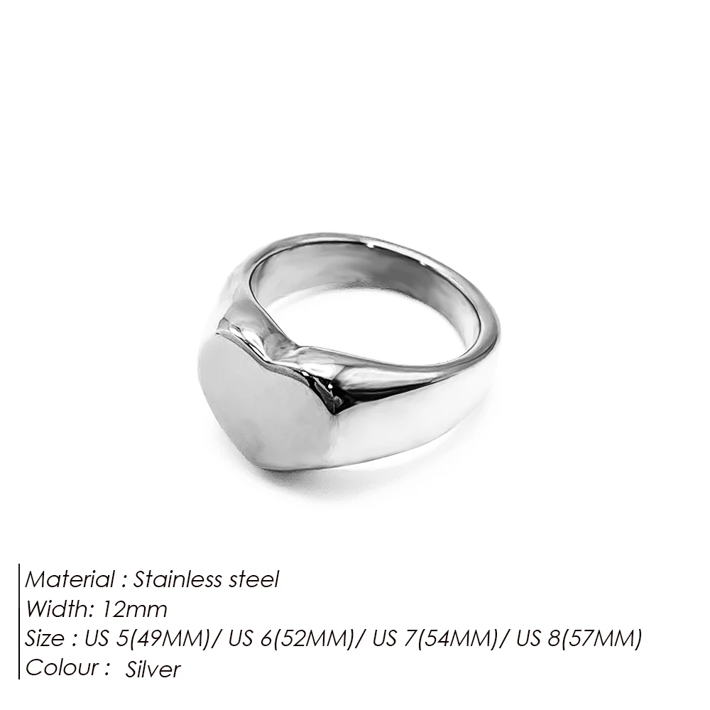 Golden Heart Signet Ring