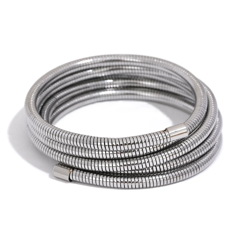 Serpentine Coil Wrap Bracelet