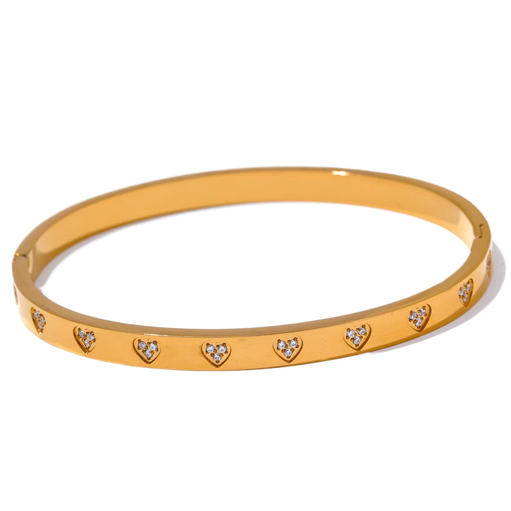 Radiant Heart Bangle