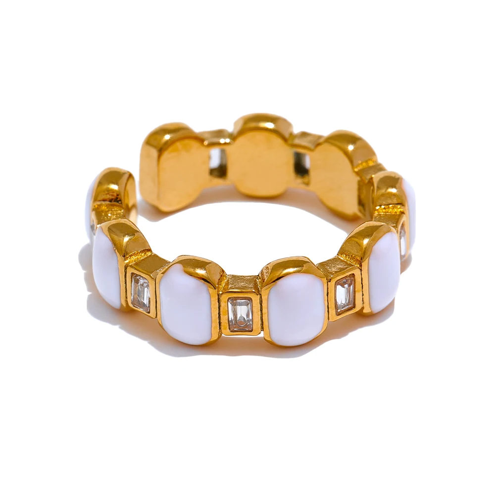 Enamel Link Ring