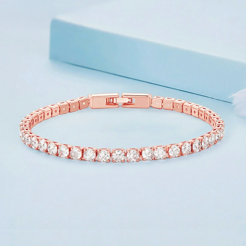 Blushing Tennis Bracelet