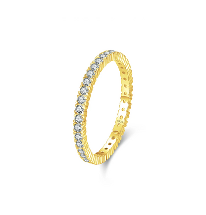 Radiant Edge Eternity Ring
