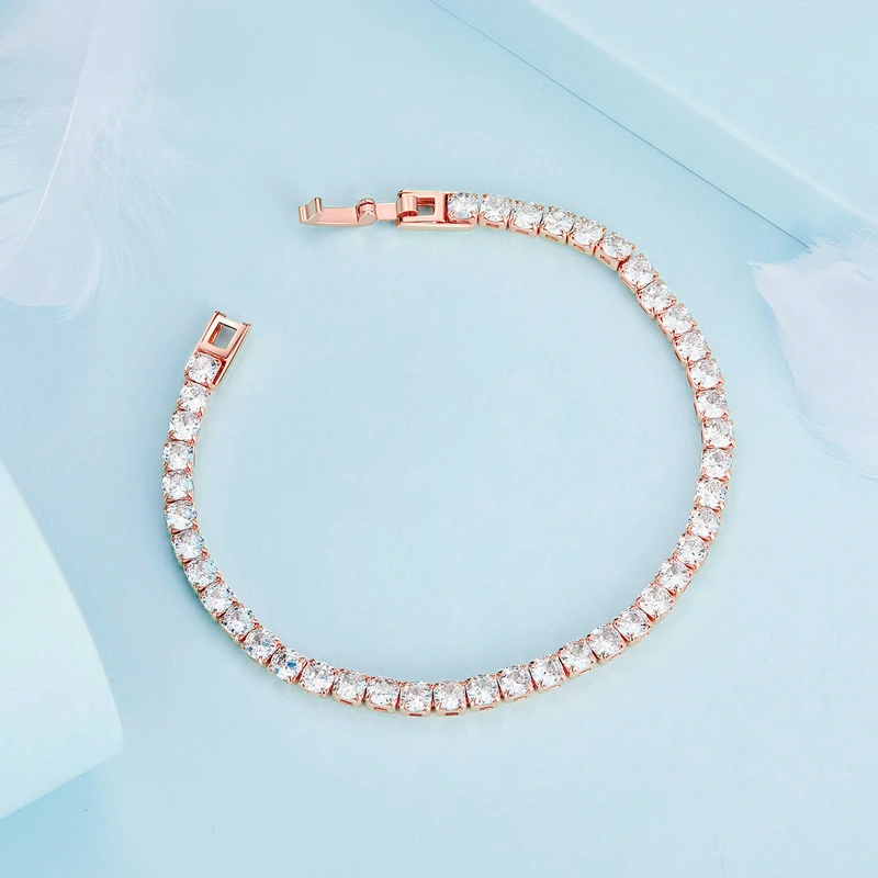 Blushing Tennis Bracelet