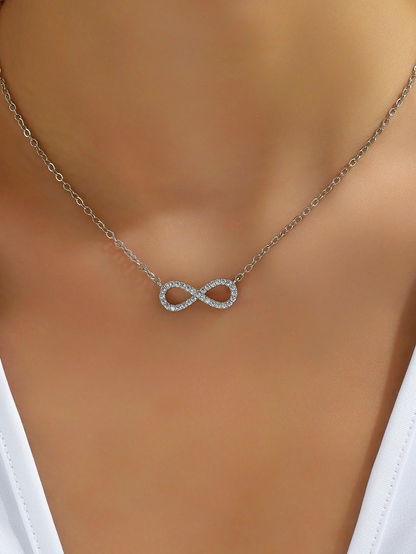 Eternal Sparkle Infinity Necklace