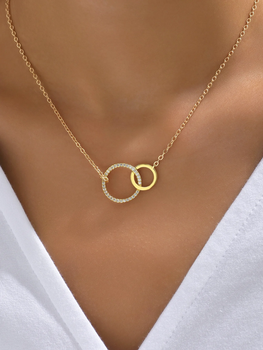 Infinity Bond Circle Necklace