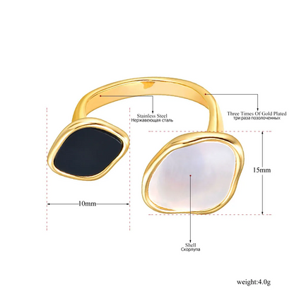 Dual Tide Wrap Ring