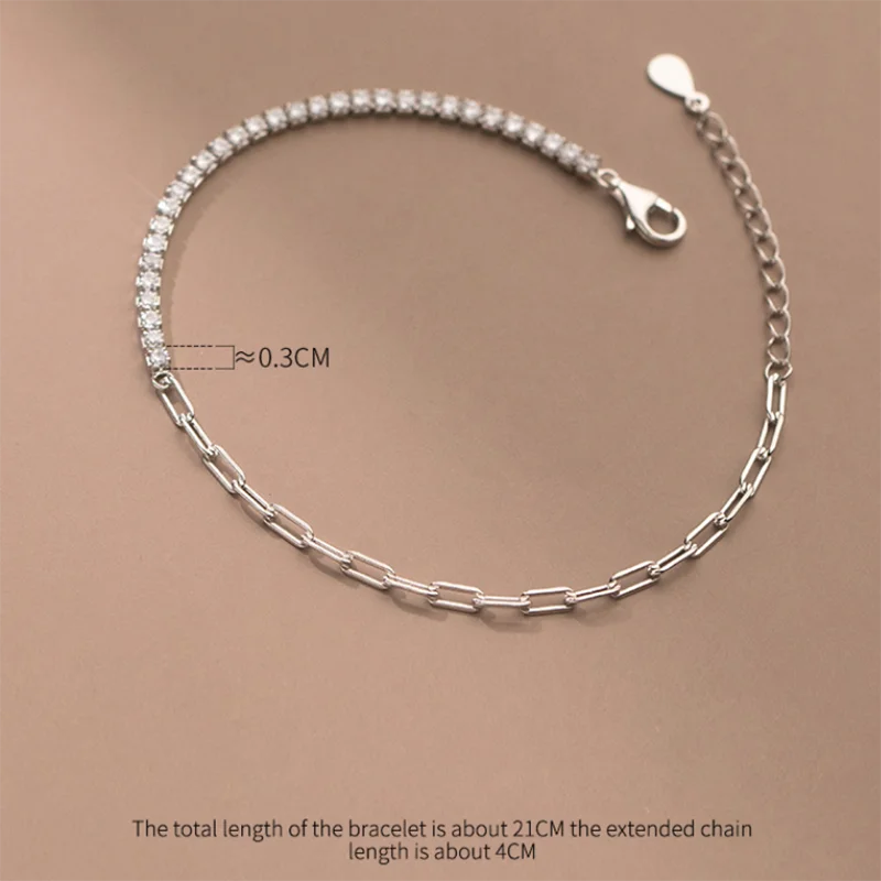Golden Gleam Tennis Bracelet