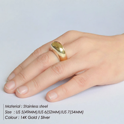 Pillow Glow Dome Ring
