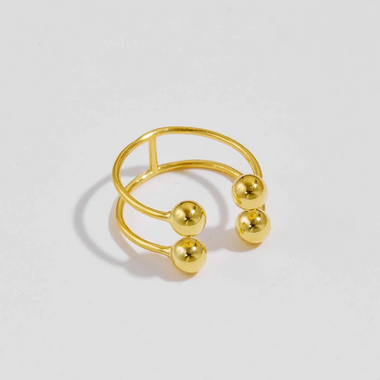 Dual Orbit Sphere Ring