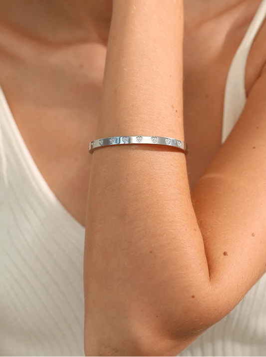 Radiant Heart Bangle