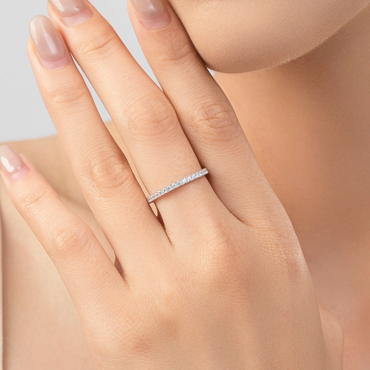 Radiant Edge Eternity Ring